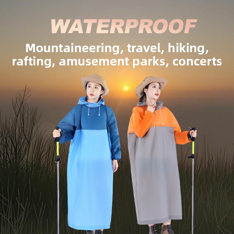Women'S Fashion Raincoat - Modaya Uygun Bol Kesim EVA Yeniden
