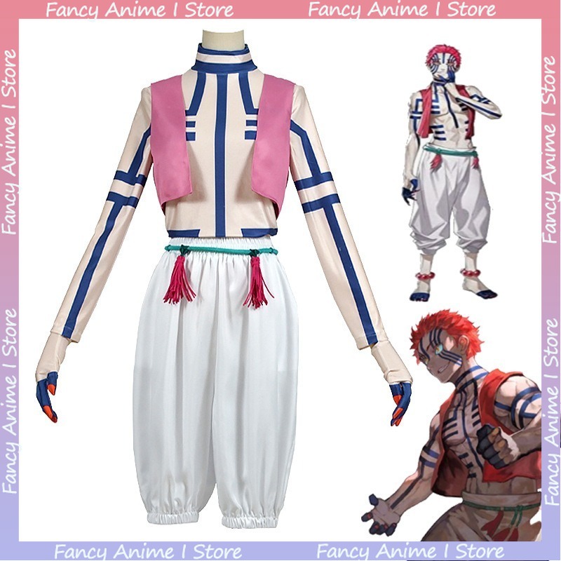 Women'S Fashion Suit - Anime Akaza Cosplay Kostüm Yakışıklı Yetişkin