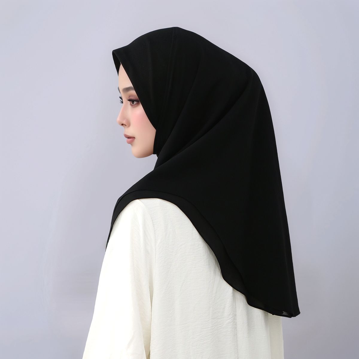 Women Fashion Wear - Yeni Çift Katlı Şifon Hazır Giyim