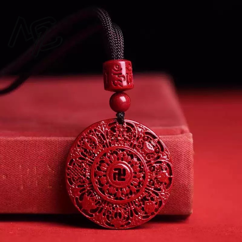 Women'S Fashion Jewellery - S925 Gümüş Moda Kırmızı Cinnabar Ba