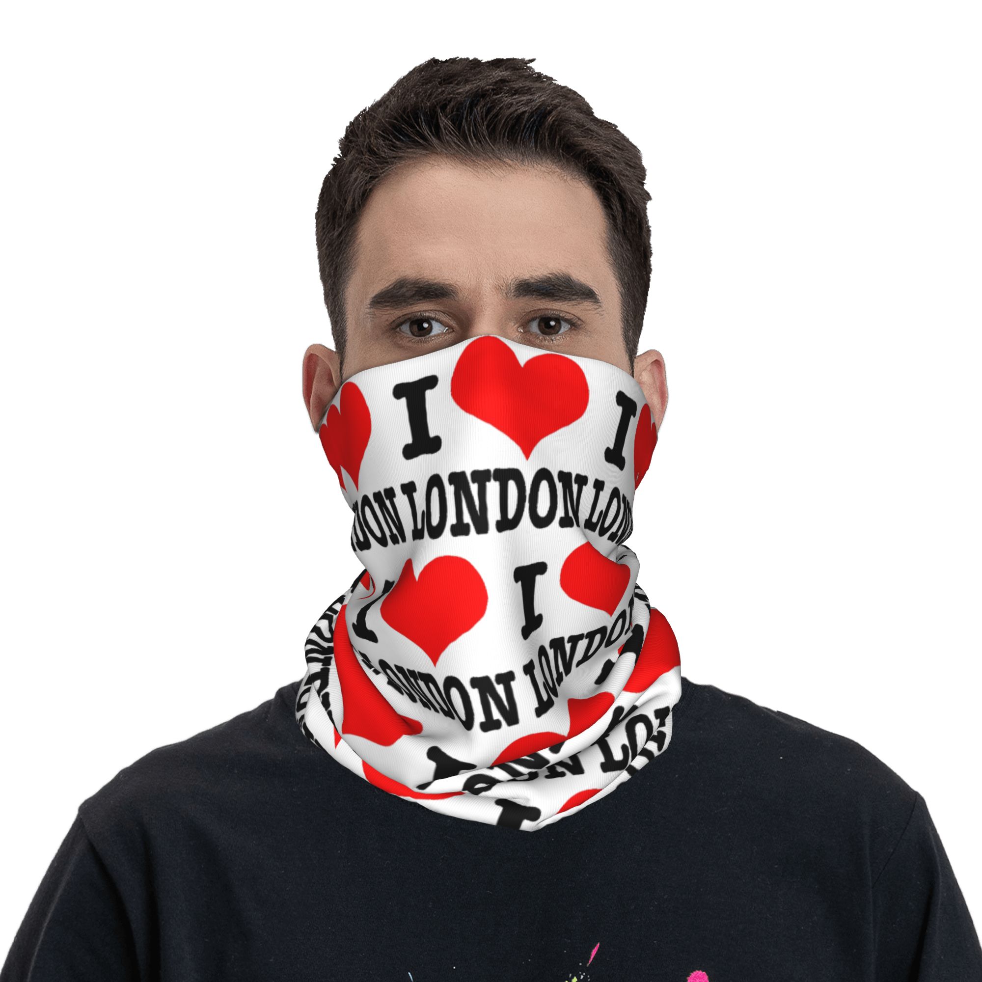 Women Fashion Uk - Londra, İngiltere, İngiltere Bandana Boyunluk, Desenli