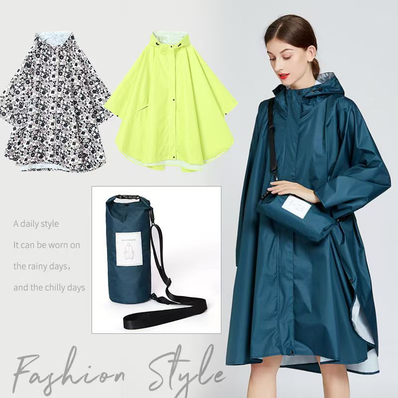 Women'S Fashion Raincoat - Moda Taşınabilir Erkekler Ve Kadınlar Yağmurluk