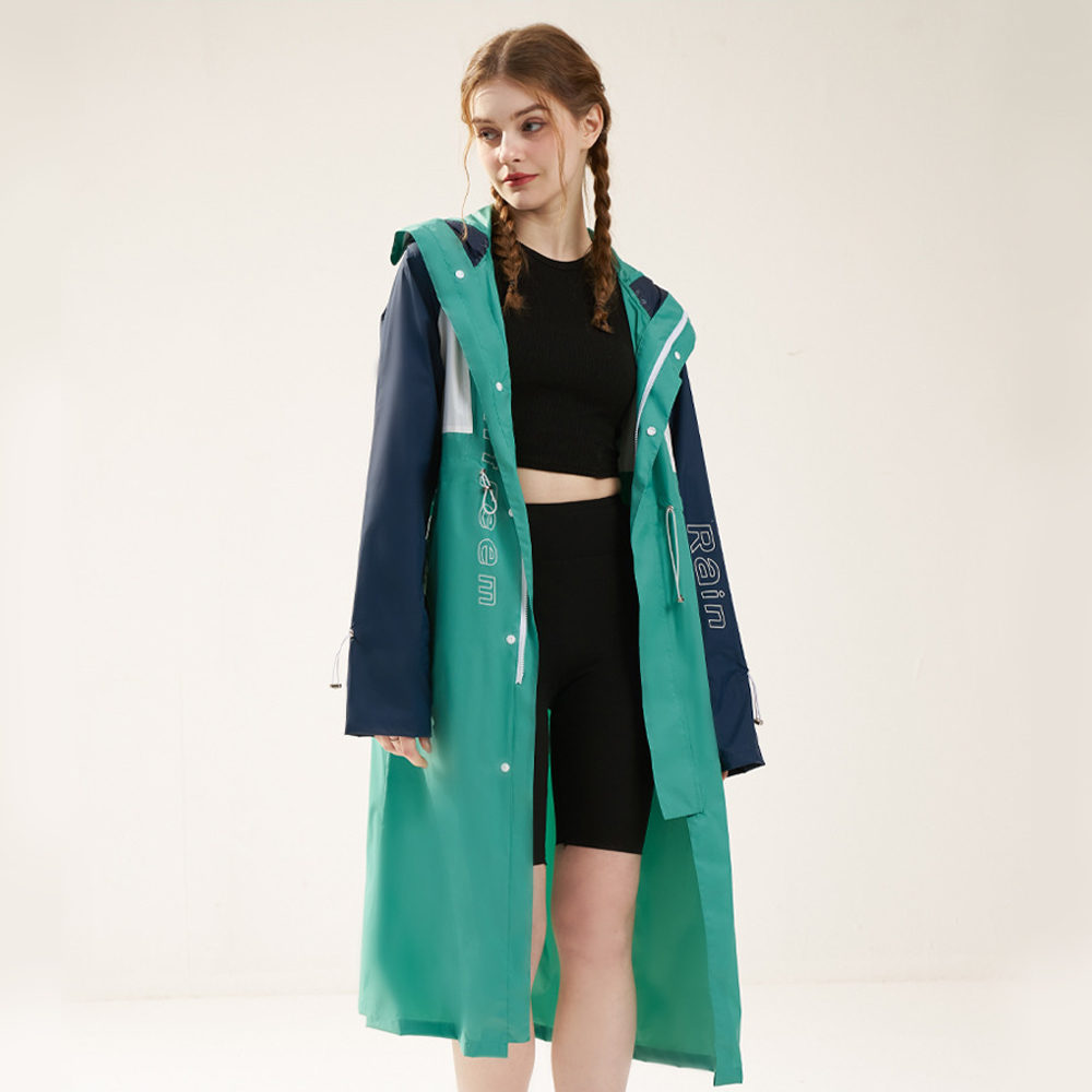 Women'S Fashion Raincoat - 2026 Yeni Uzun Trençkot Kadın Su