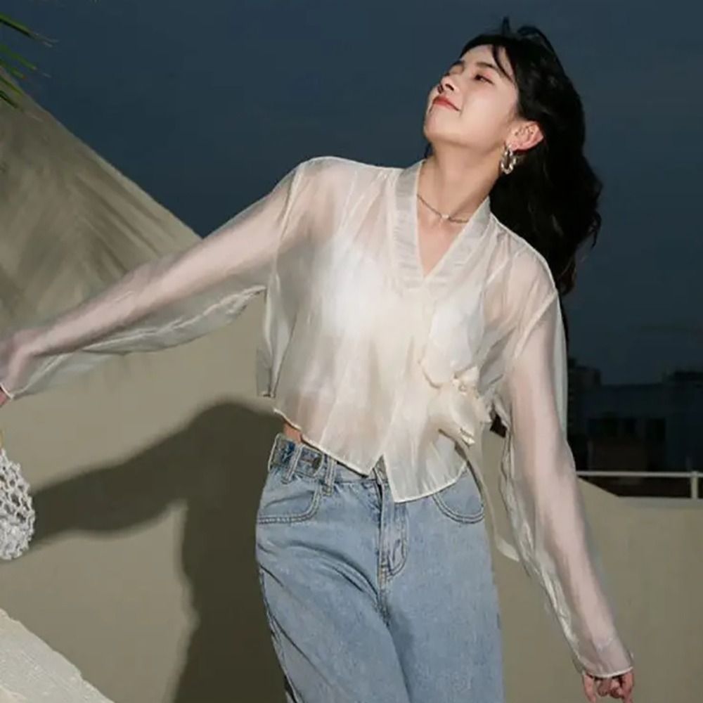 Women'S Fashion Knitwear - Hanfu Tarzı Modal Buz İpek Şal