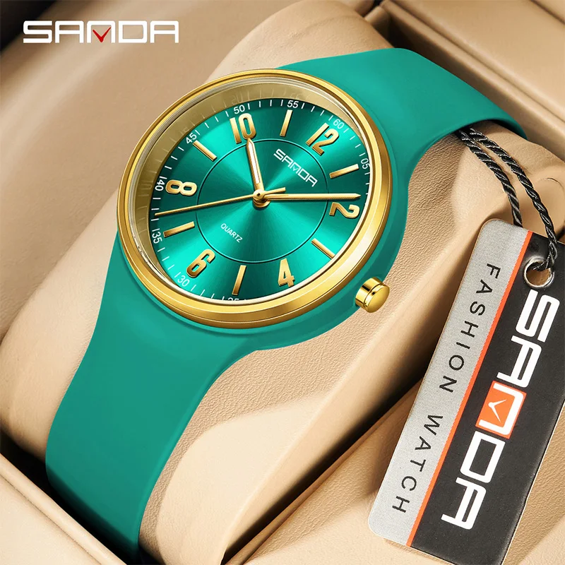 Women'S Fashion Digital Watch - SANDA Moda Kadın Kuvars İzle Basit