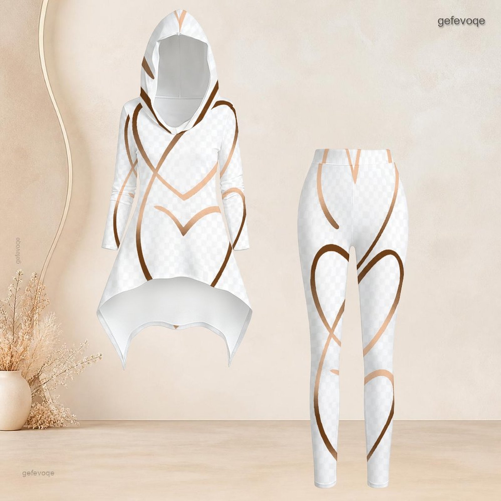 Asymmetric Top Women - Moda Kadın Günlük 2 Parça Takım