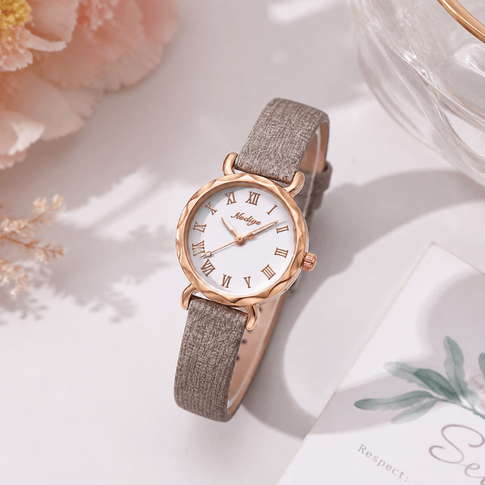 Women'S Fashion Digital Watch - Kadınlar için Şık Deri Kayışlı Saatler,
