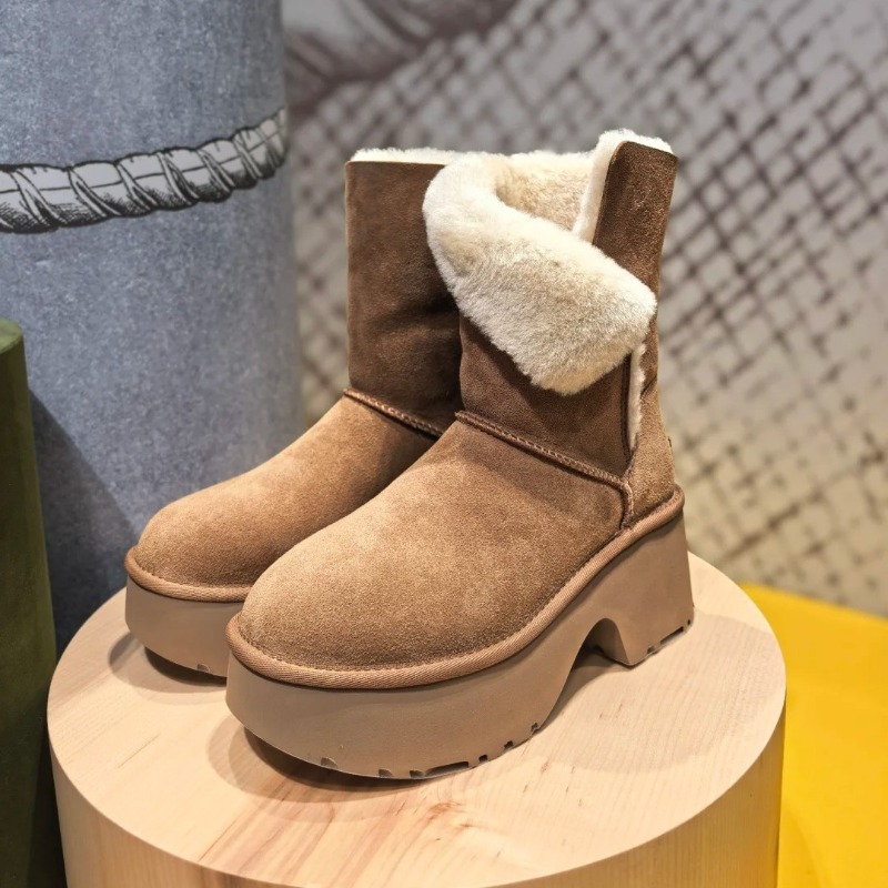 Women Fashion Youtube - Kadın Kar Botları Moda Süet Günlük