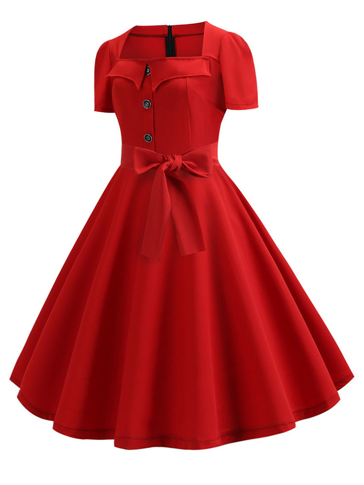 Kadınlar yaz elbisesi zarif Re - Women'S Fashion Of The 50S incelemesi ve fiyatı