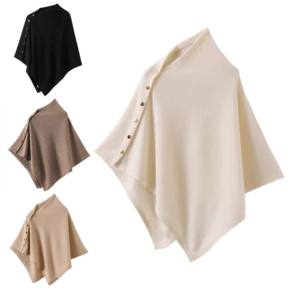 Yeni düğmeli paşmina şal sıcak - Women'S Fashion Knitwear incelemesi ve fiyatı