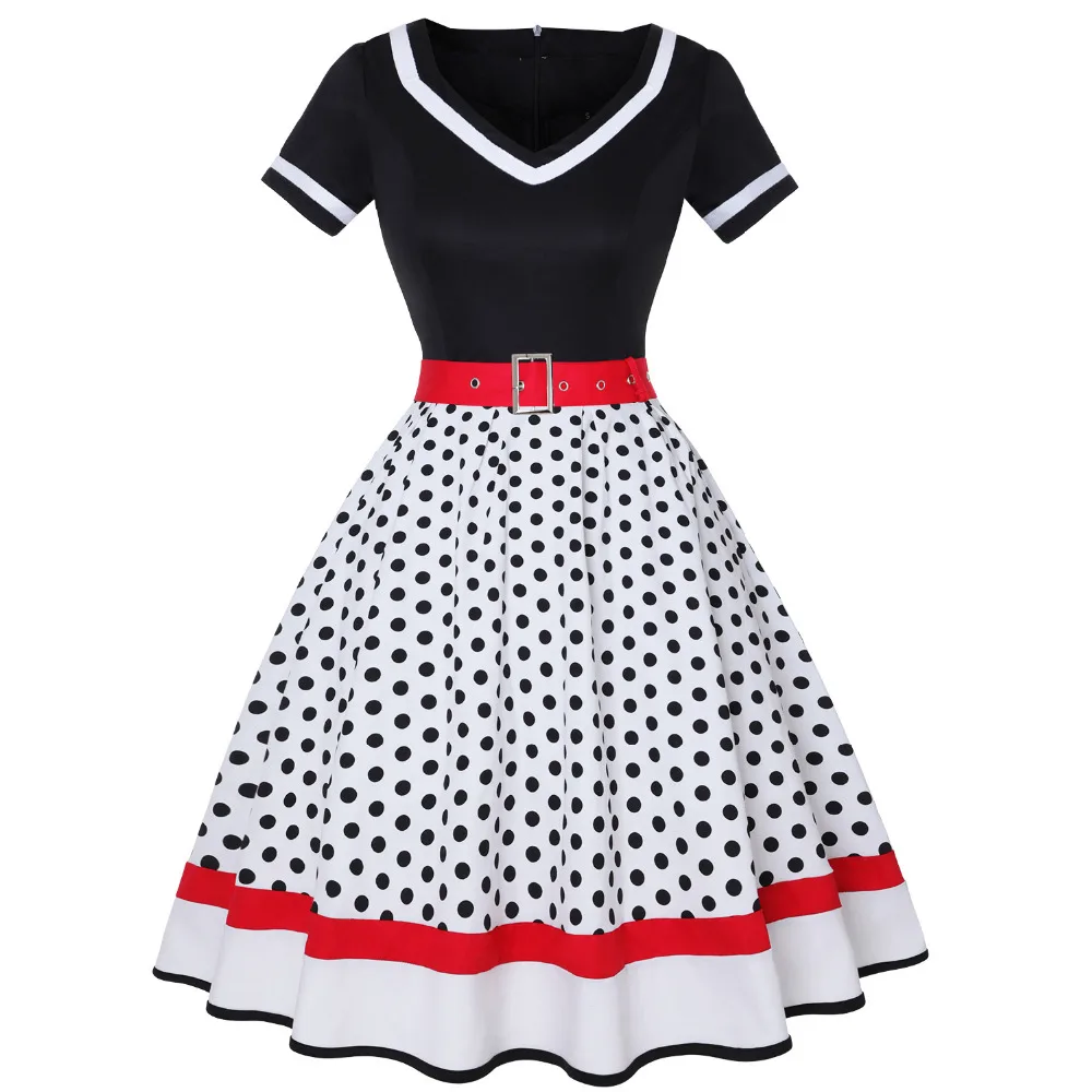 Vintage V Yaka Kısa Kollu Salı - Women'S Fashion Of The 50S incelemesi ve fiyatı