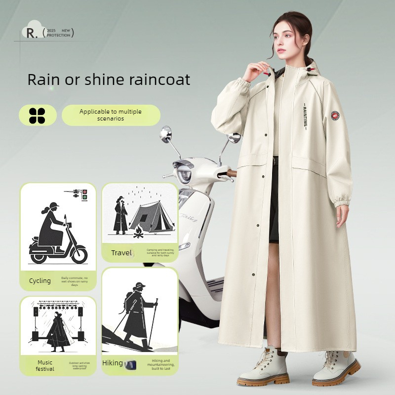 Sıcak Yağmurluk Uzun Tam Vücut - Women'S Fashion Raincoat incelemesi ve fiyatı