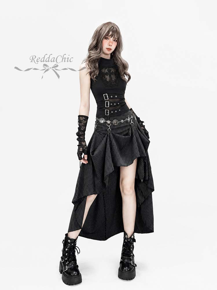 REDDACHiC Gotik Çapraz Askılı  - Asymmetric Top Women incelemesi ve fiyatı