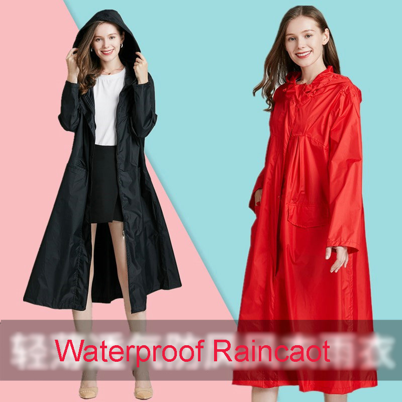 Kadın Hafif Kırmızı Siyah Nefe - Women'S Fashion Raincoat incelemesi ve fiyatı