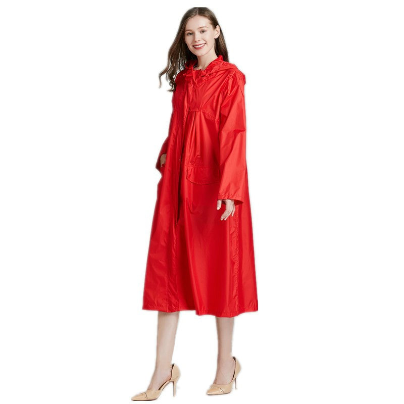 Kadın Hafif Kırmızı Siyah Nefe - Women'S Fashion Raincoat incelemesi ve fiyatı