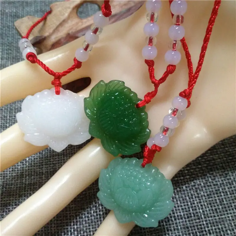 Doğal Yeşil Yeşim Taşı Lotus K - Women'S Fashion Jewellery incelemesi ve fiyatı