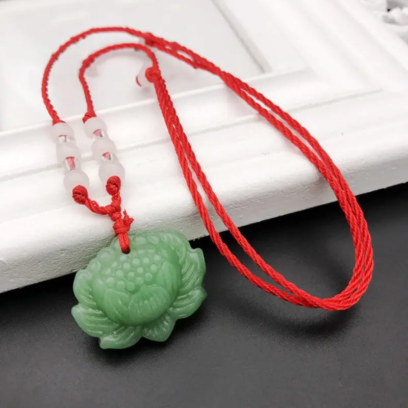 Doğal Yeşil Yeşim Taşı Lotus K - Women'S Fashion Jewellery incelemesi ve fiyatı