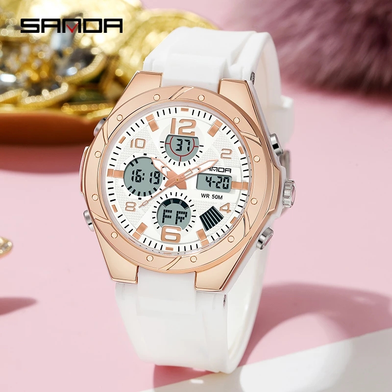 SANDA Pembe Kadın Saati Analog - Women'S Fashion Digital Watch incelemesi ve fiyatı