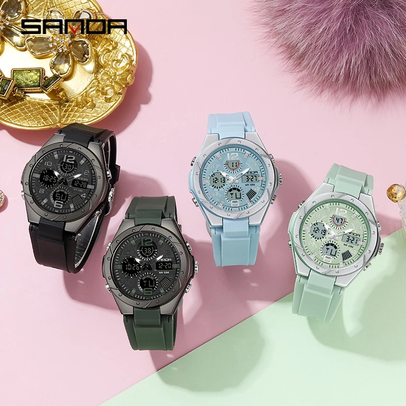 SANDA Pembe Kadın Saati Analog - Women'S Fashion Digital Watch incelemesi ve fiyatı