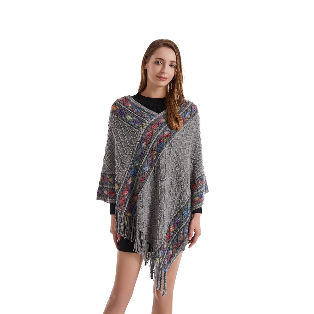 Kadın İlkbahar Sonbahar Panço  - Women'S Fashion Poncho incelemesi ve fiyatı