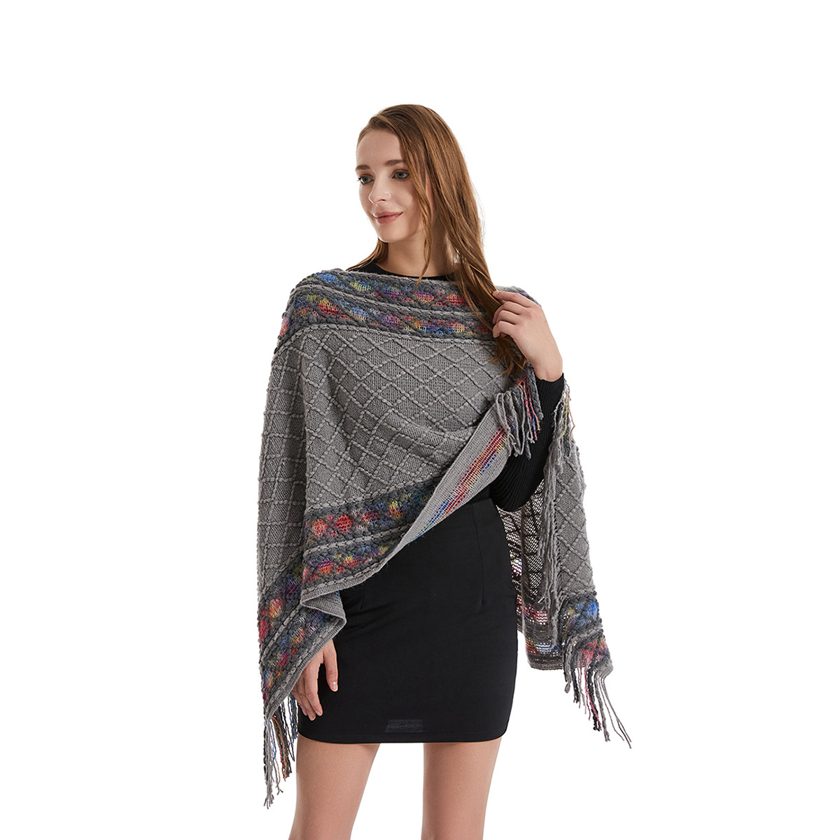 Kadın İlkbahar Sonbahar Panço  - Women'S Fashion Poncho incelemesi ve fiyatı