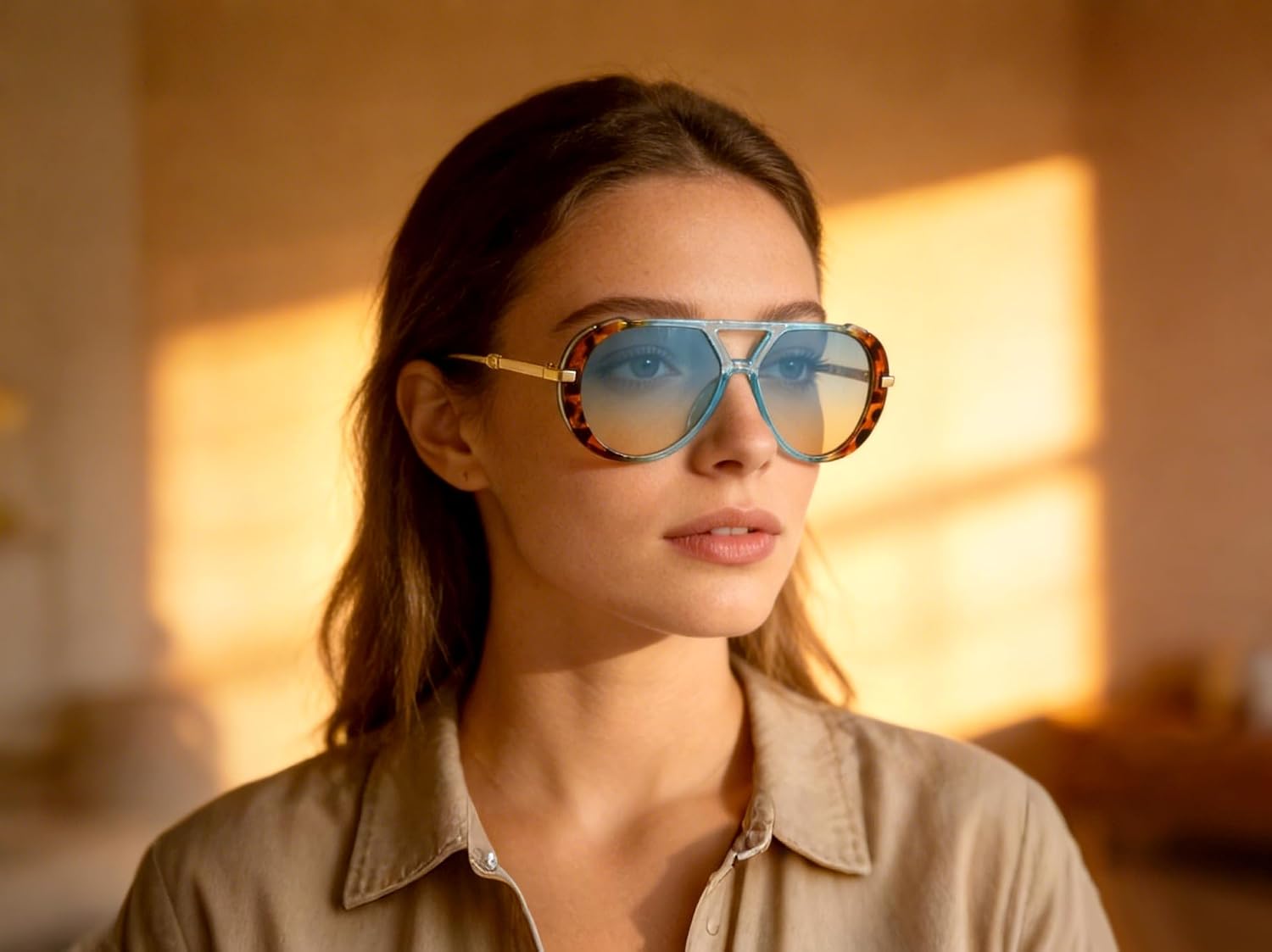 KENBO Retro Altın Aviator Güne - Women'S Fashion Of The 70S incelemesi ve fiyatı