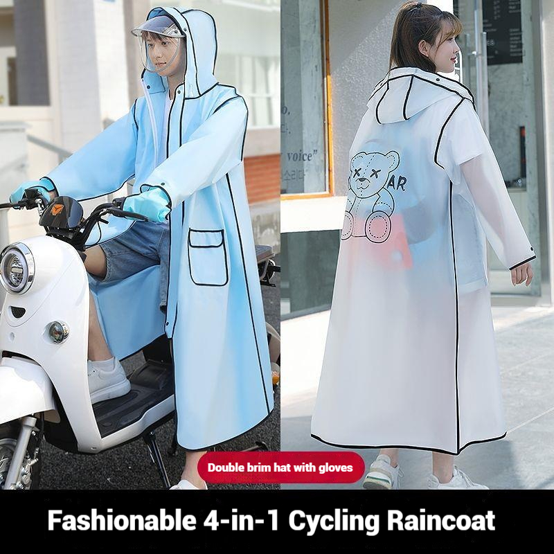 Siyah Moda Yetişkin Su Geçirme - Women'S Fashion Raincoat incelemesi ve fiyatı