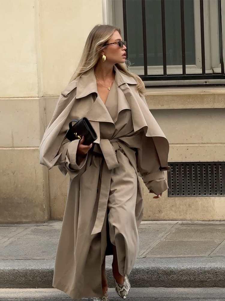 Kadın Modası Kruvaze Uzun Koll - Women'S Fashion Raincoat incelemesi ve fiyatı