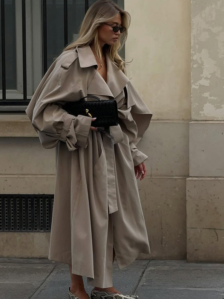 Kadın Modası Kruvaze Uzun Koll - Women'S Fashion Raincoat incelemesi ve fiyatı