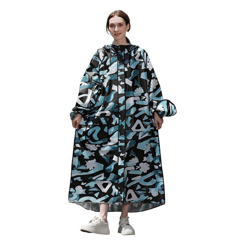 Yetişkinler için Uzun Kamuflaj - Women'S Fashion Raincoat incelemesi ve fiyatı